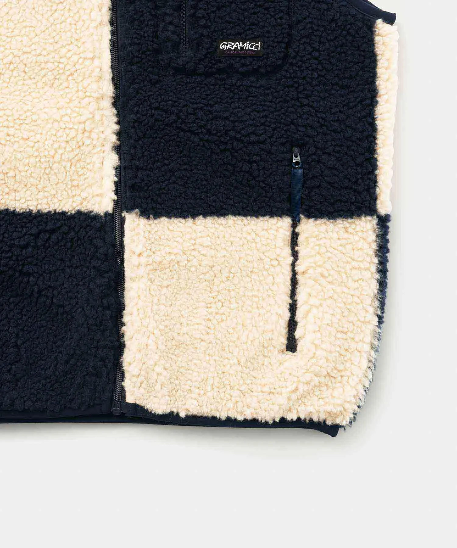 Gramicci Checkered Sherpa Vest