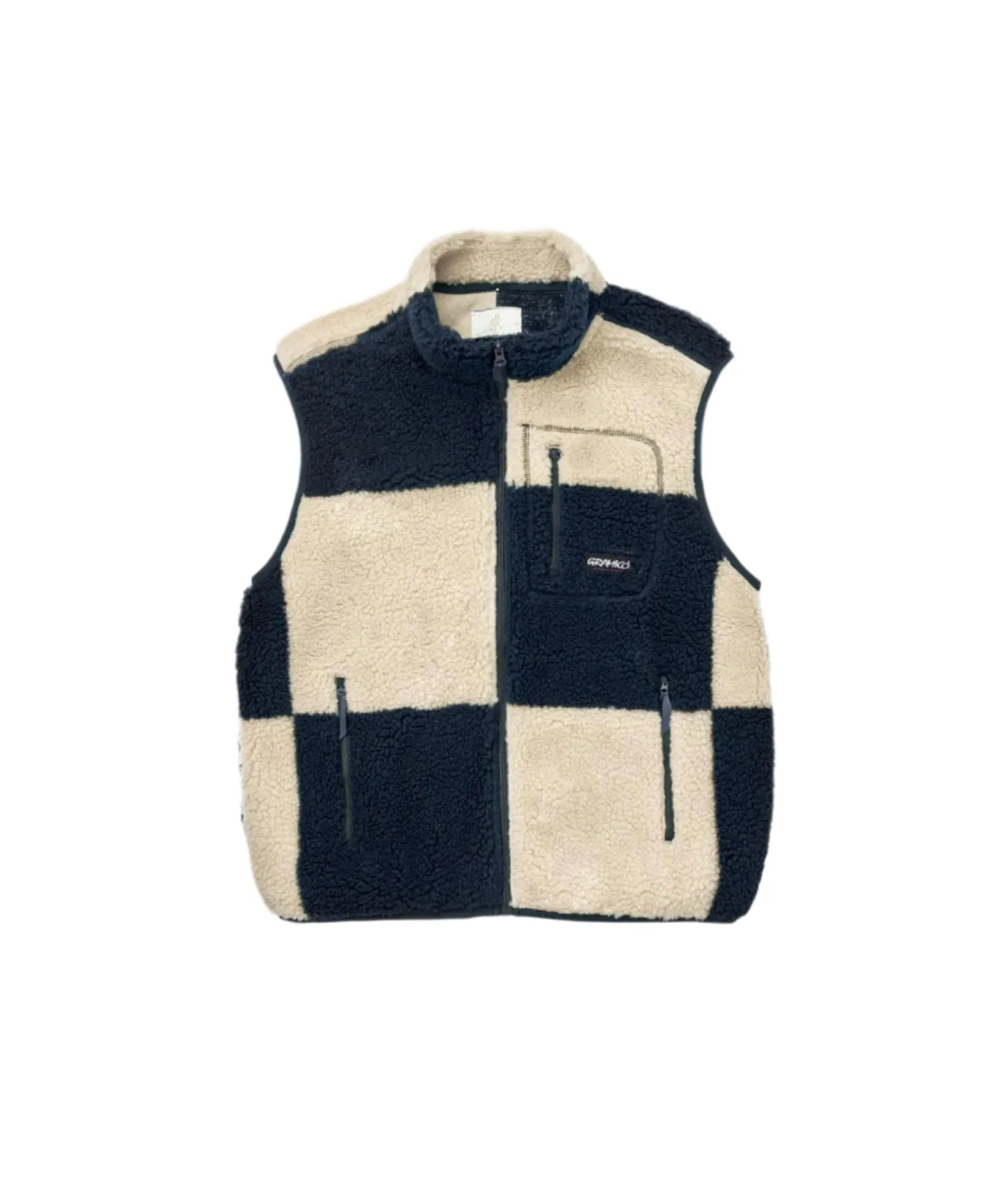 Gramicci Checkered Sherpa Vest