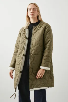 GRANGER JACKET - IVORY OLIVE MIX