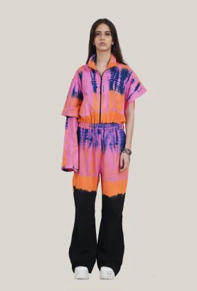 Hand Tye Dye Dystopian Jumpsuit