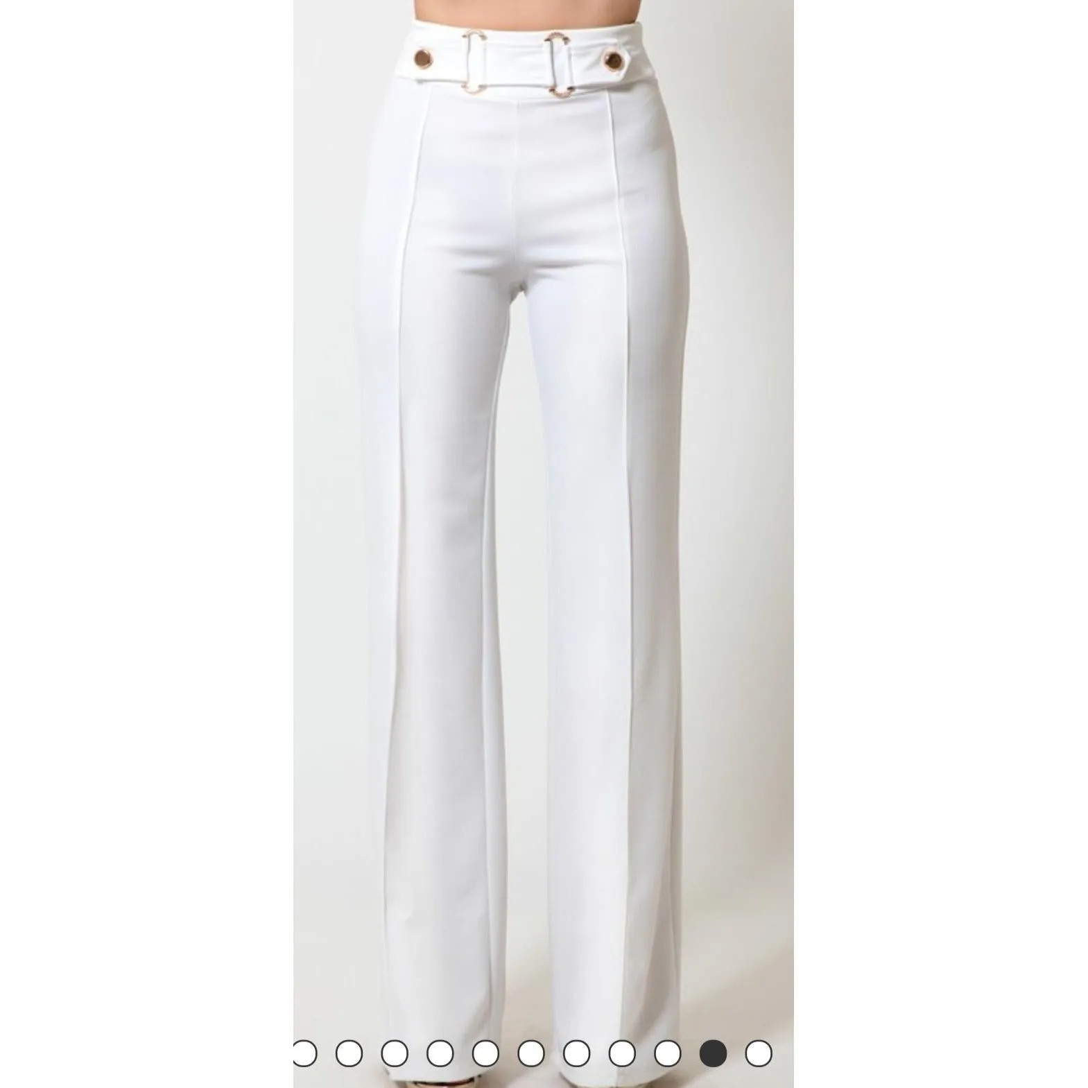 HEJA'S COVE PANTS-WHITE