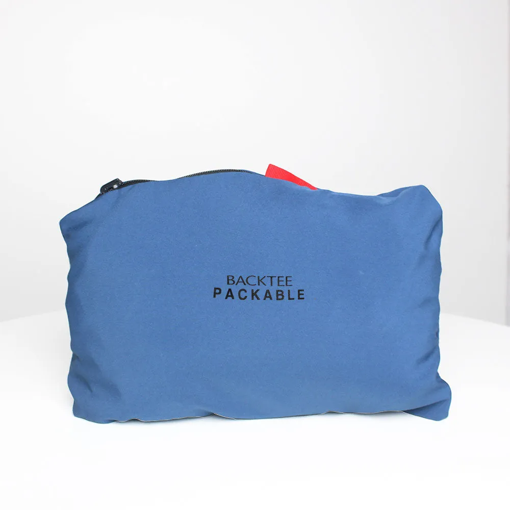 Herre 80G kortærmet Foldbare Windshirt, Ensign Blue