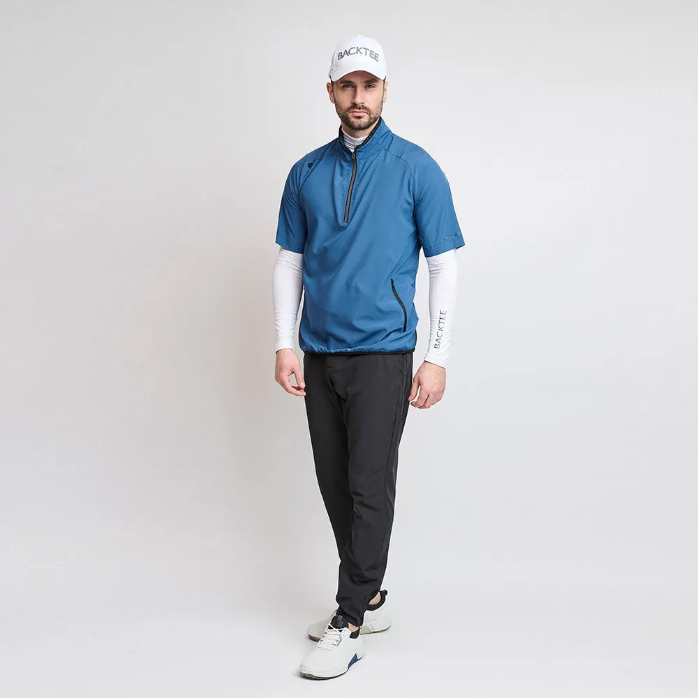 Herre 80G kortærmet Foldbare Windshirt, Ensign Blue