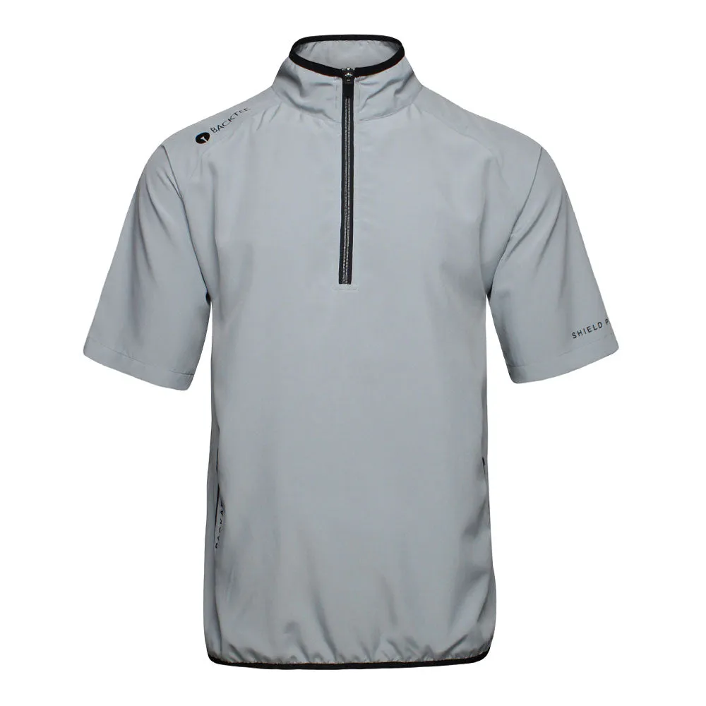 Herre 80G kortærmet Foldbare Windshirt, Lys Grå