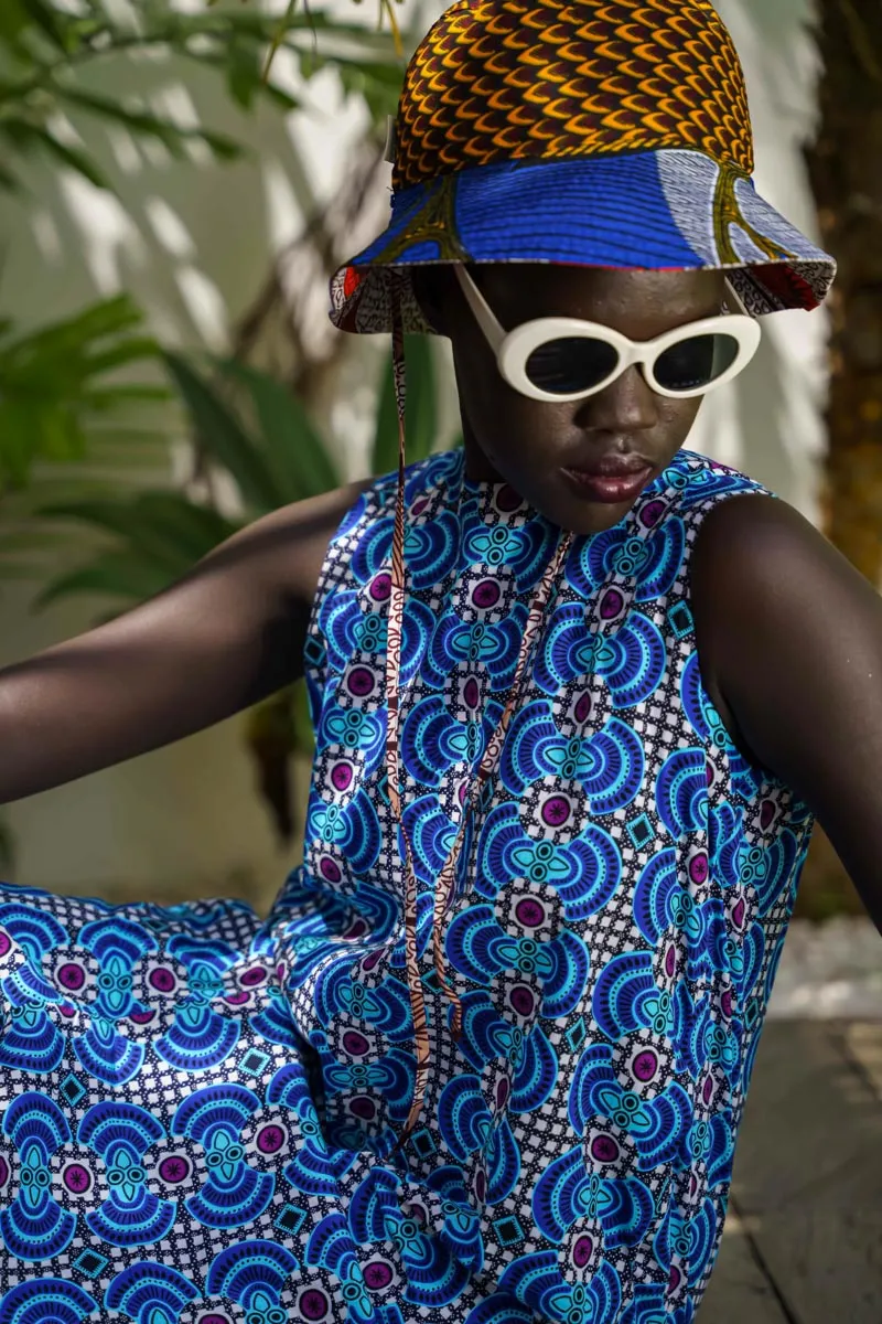 Hibo Jumpsuit - Water Illusion Print |TROPICANA