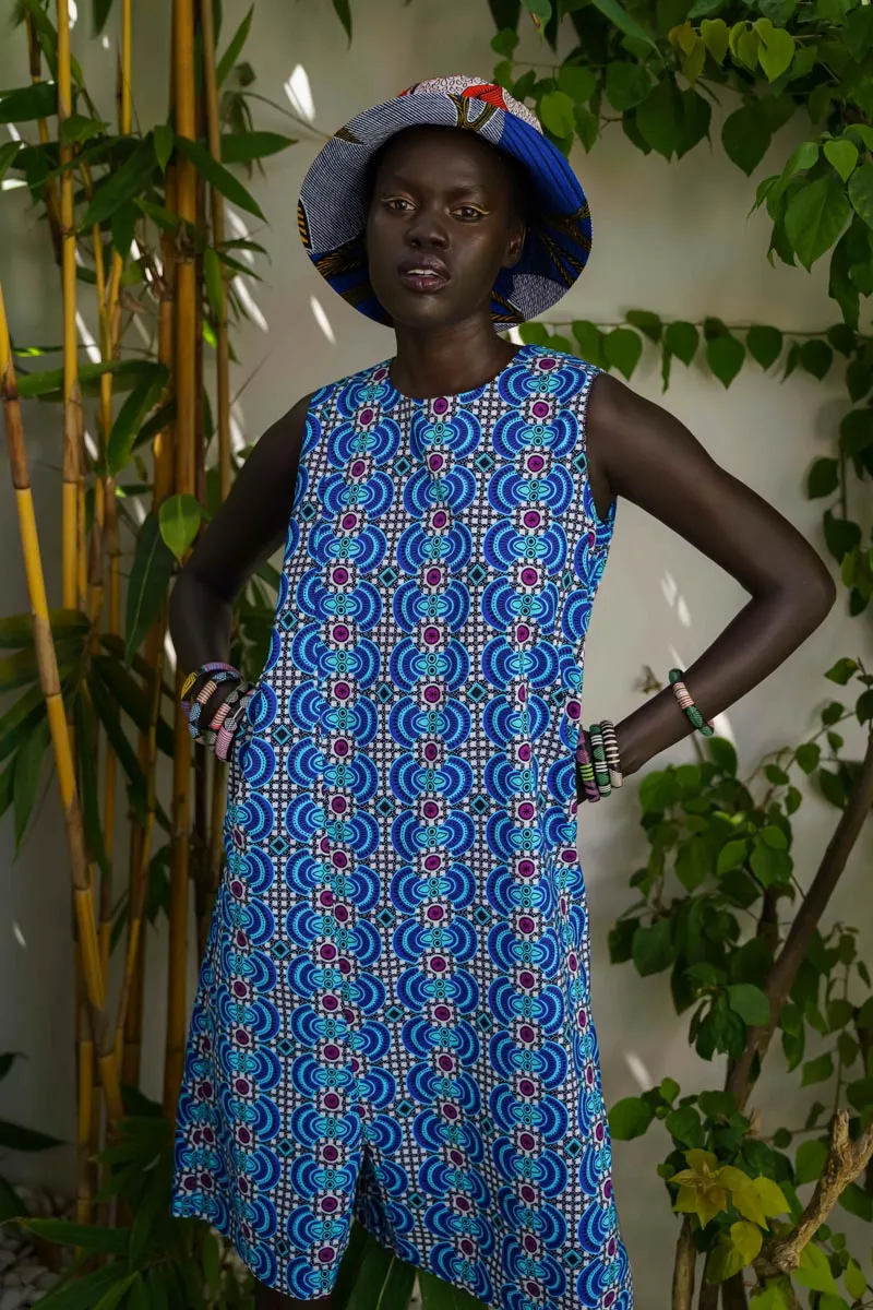 Hibo Jumpsuit - Water Illusion Print |TROPICANA