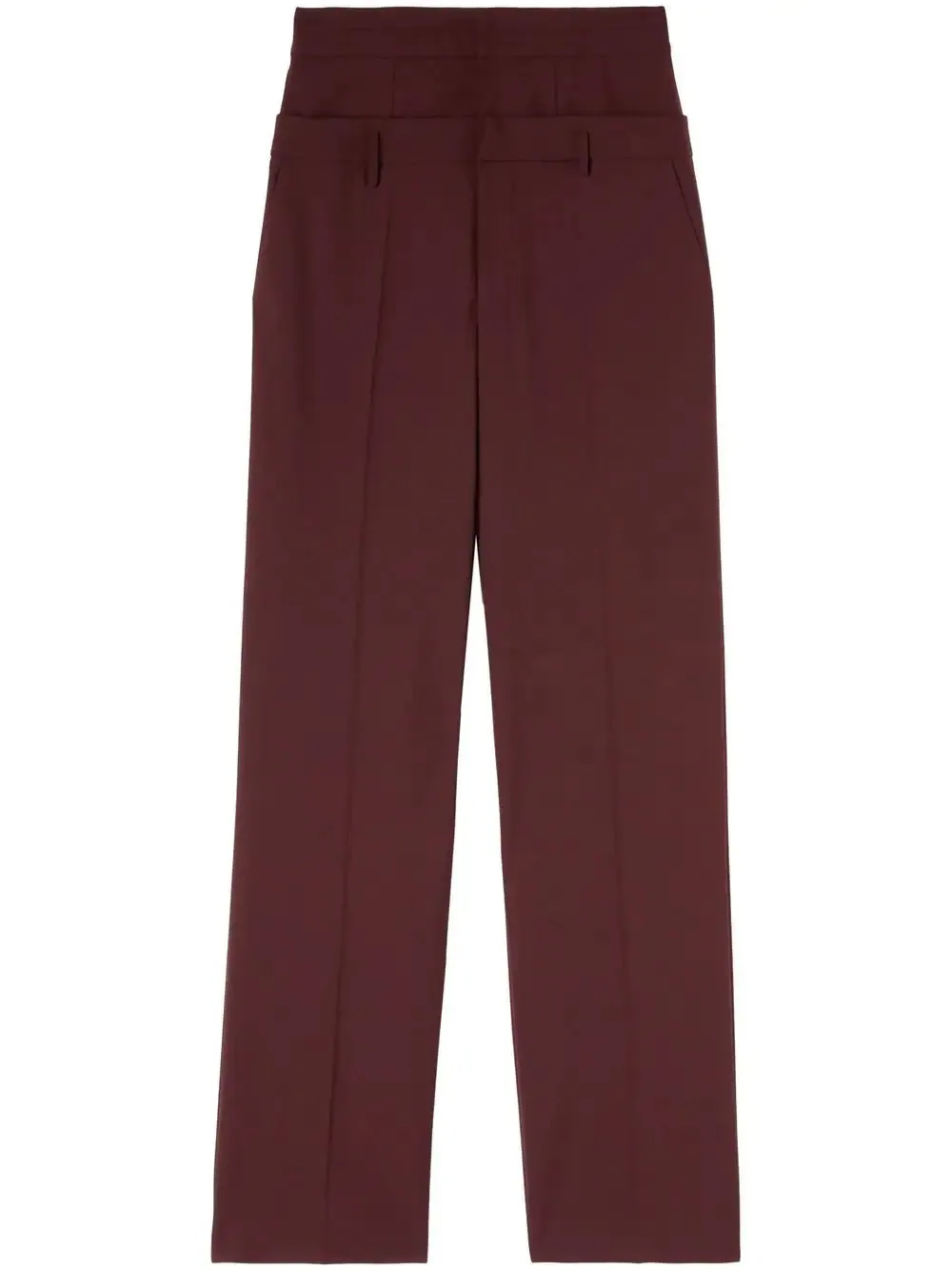 HIGH DOUBLE-WAIST EFFECT TROUSERS