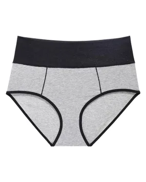 High Waist Skinny Color Block Panties