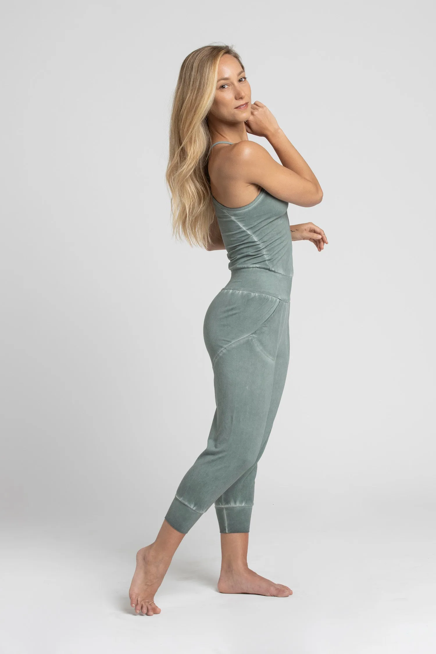 I'mPerfect Stonewash Yoga Jumpsuit 50%off