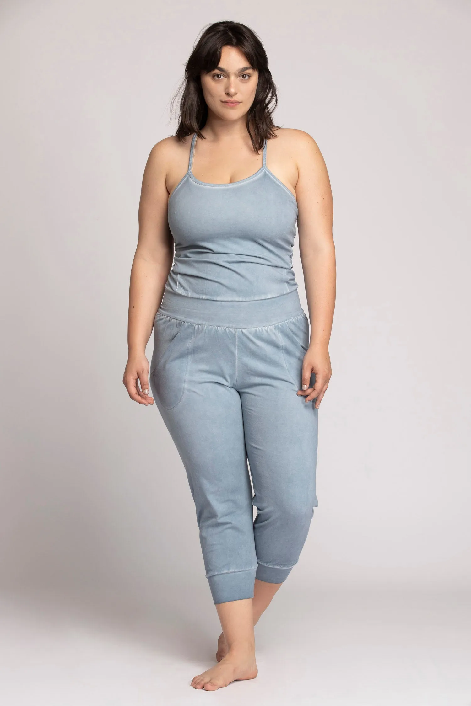 I'mPerfect Stonewash Yoga Jumpsuit 50%off