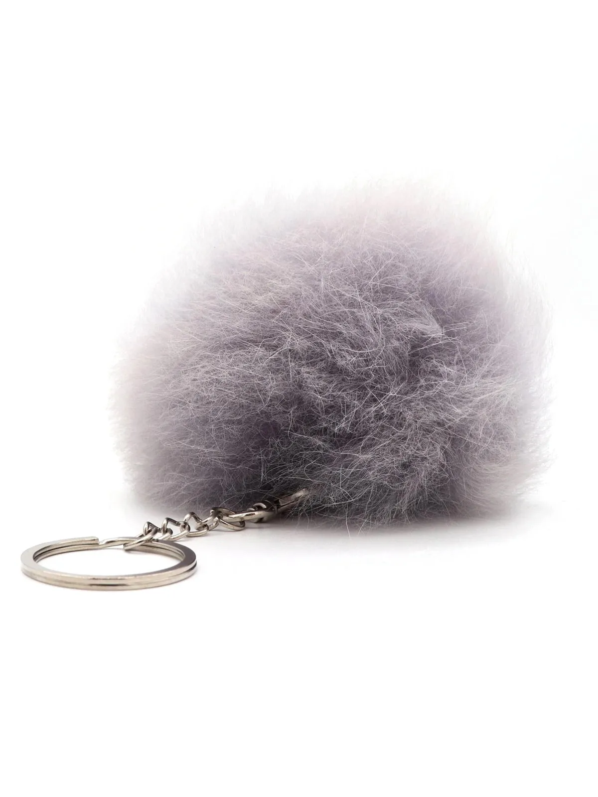 Inkari Alpaca-silver Fluffball-Keychain-Bag Charm