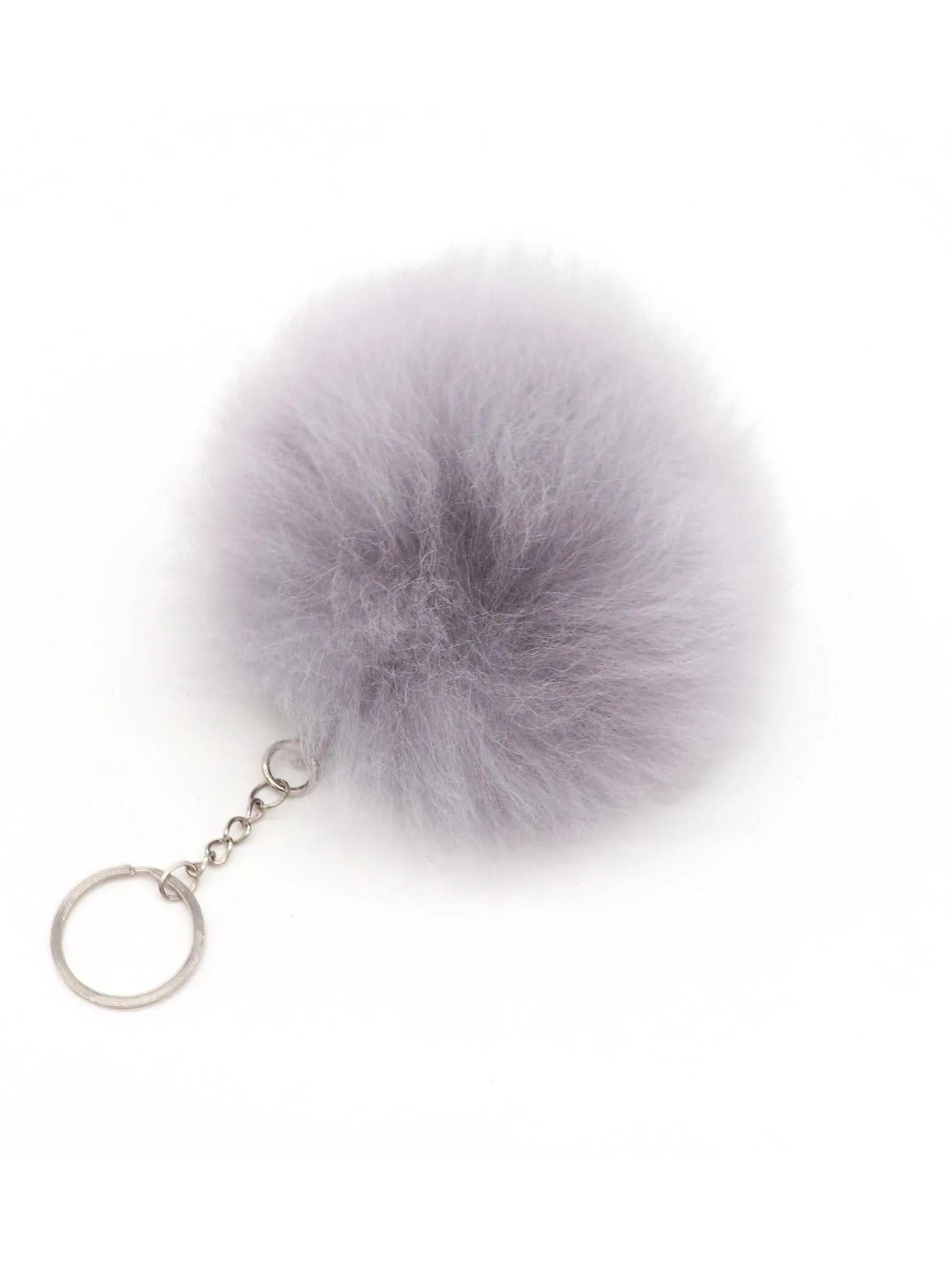 Inkari Alpaca-silver Fluffball-Keychain-Bag Charm