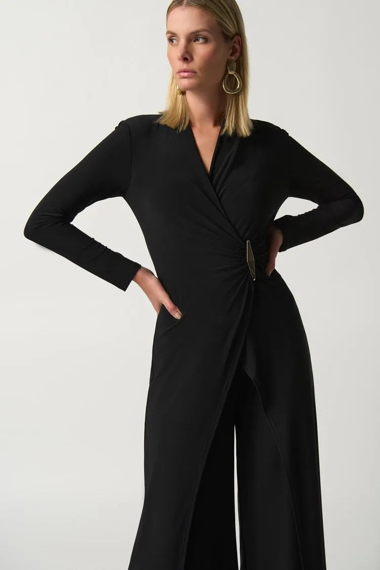 Joseph Ribkoff Wrap Culotte Jumpsuit