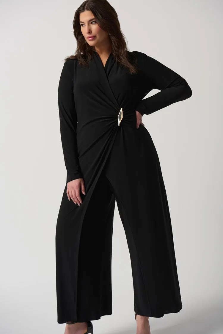 Joseph Ribkoff Wrap Culotte Jumpsuit