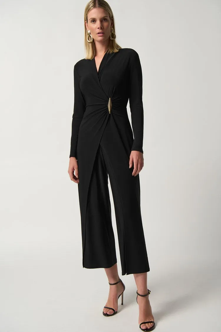 Joseph Ribkoff Wrap Culotte Jumpsuit