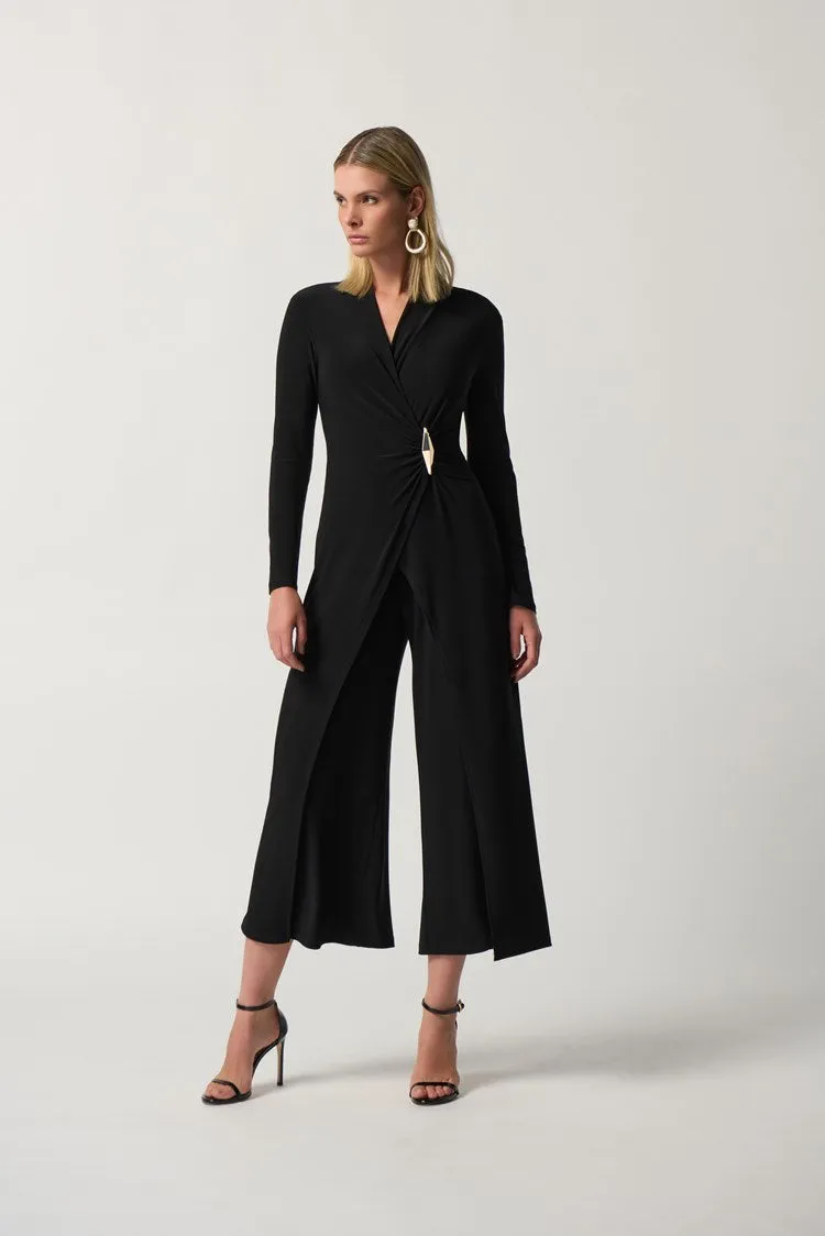 Joseph Ribkoff Wrap Culotte Jumpsuit
