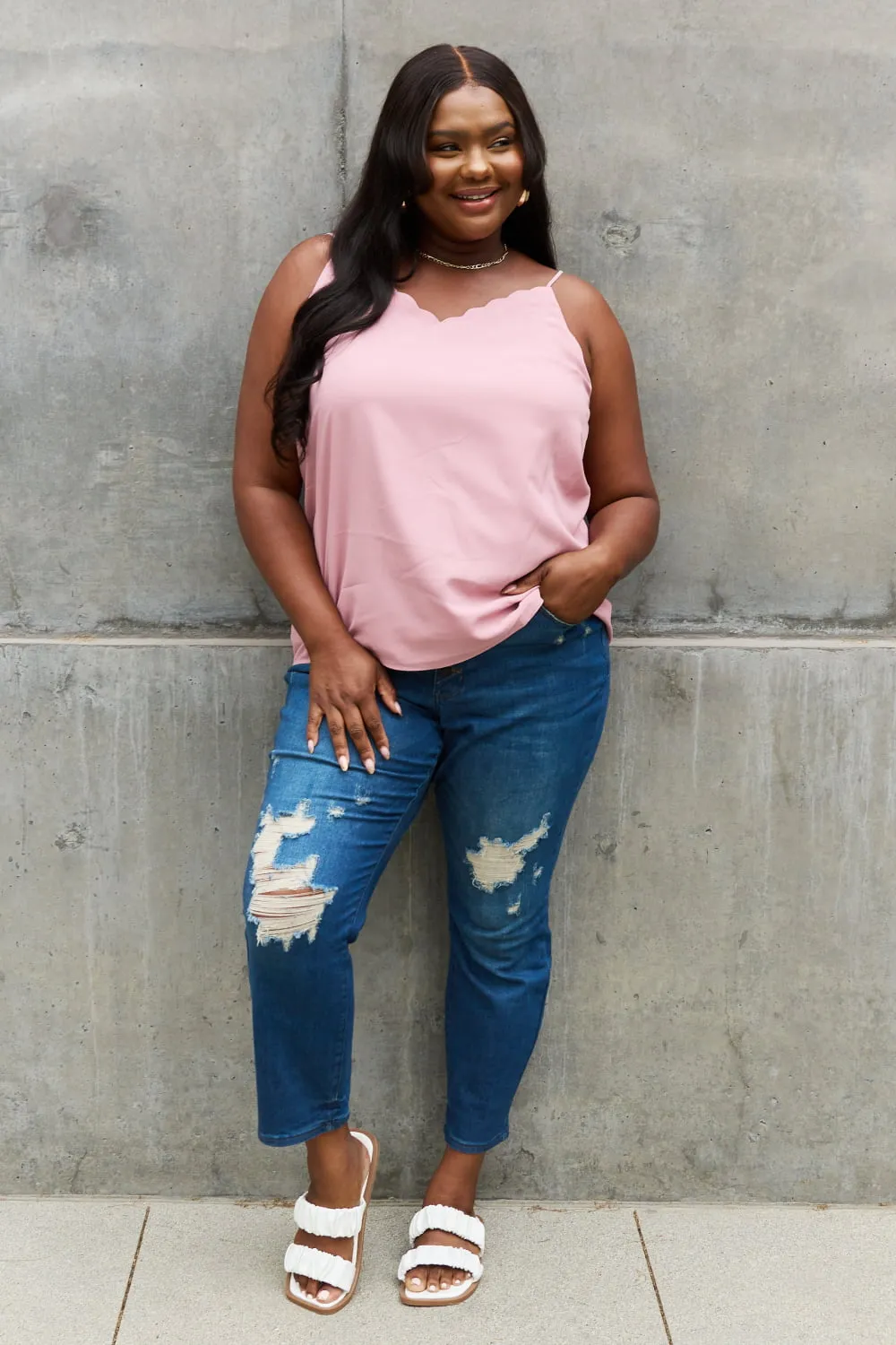 Judy Blue, High Waist Zigzag and Button Fly Destroyed Boyfriend Jeans