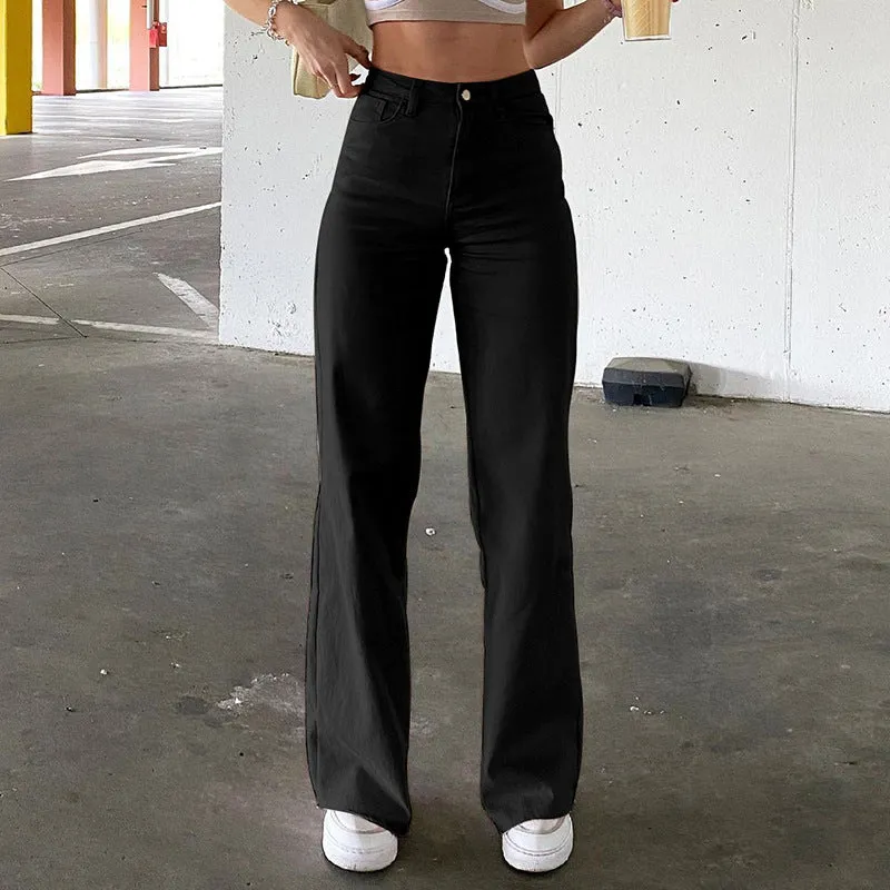 Julia Fashion - Fashion Women Pants High Waist Leg Femme Jeans