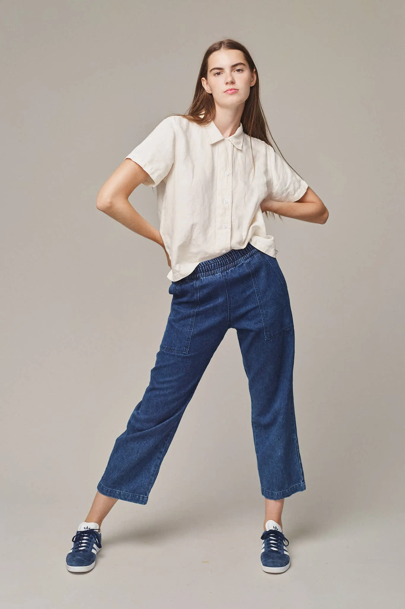 Jungmaven | Denim Ocean Pant | Medium Blue