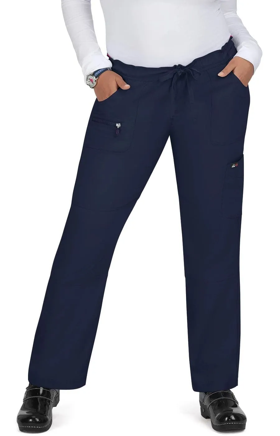 koi Lite Peace Women's 6-Pocket Stretch Scrub Pants