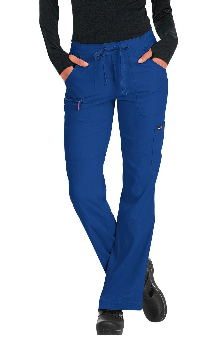 koi Lite Peace Women's 6-Pocket Stretch Scrub Pants