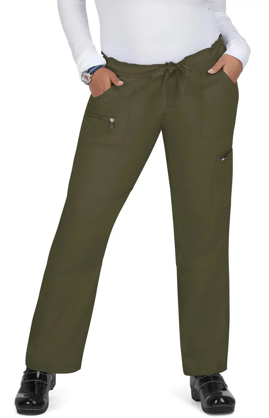 koi Lite Peace Women's 6-Pocket Stretch Scrub Pants