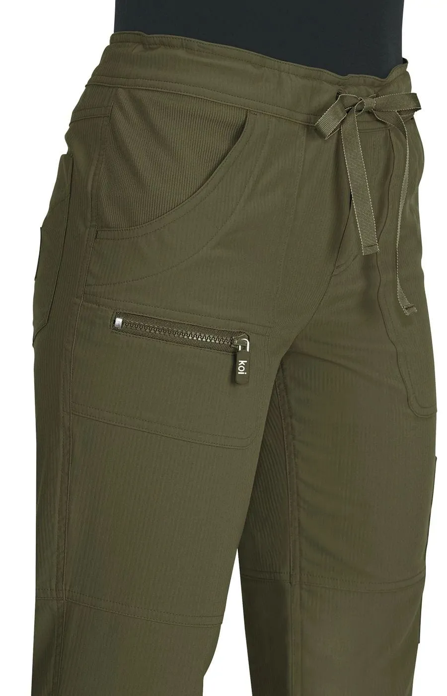 koi Lite Peace Women's 6-Pocket Stretch Scrub Pants