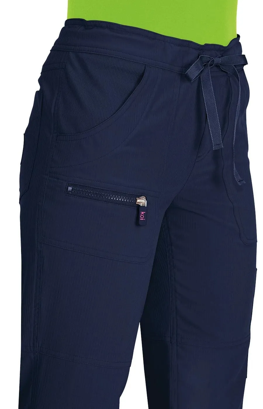 koi Lite Peace Women's 6-Pocket Stretch Scrub Pants