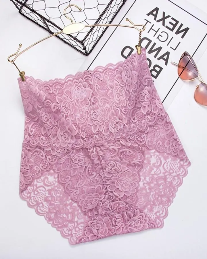 Lace High Waist Skinny Panties