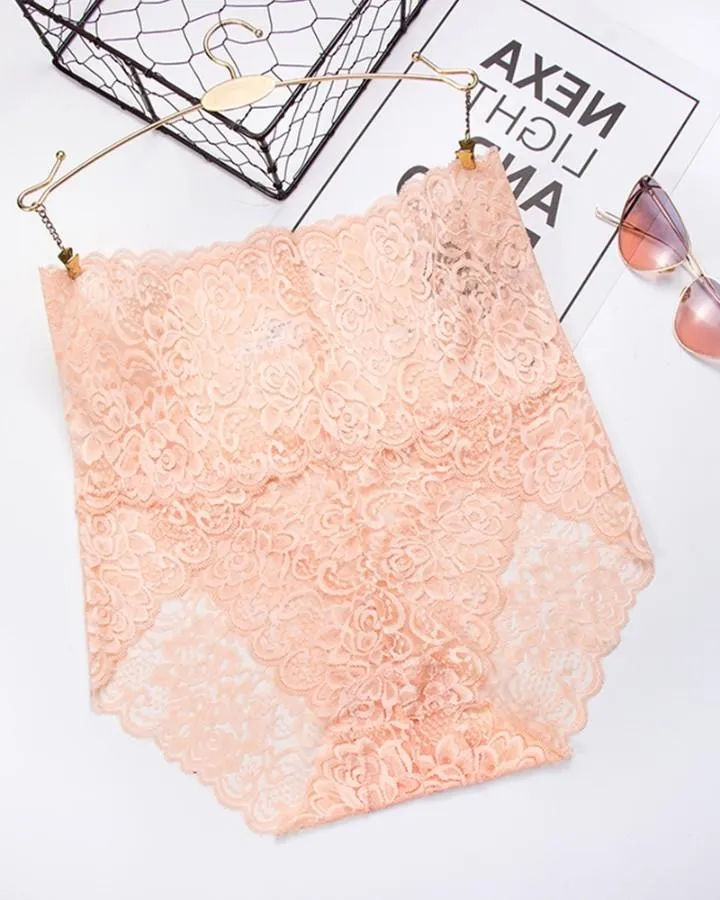 Lace High Waist Skinny Panties