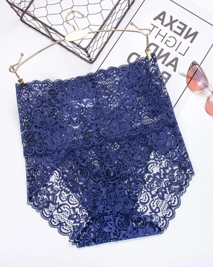 Lace High Waist Skinny Panties