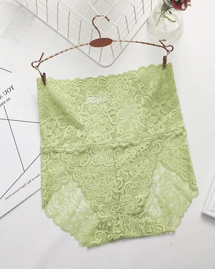 Lace High Waist Skinny Panties