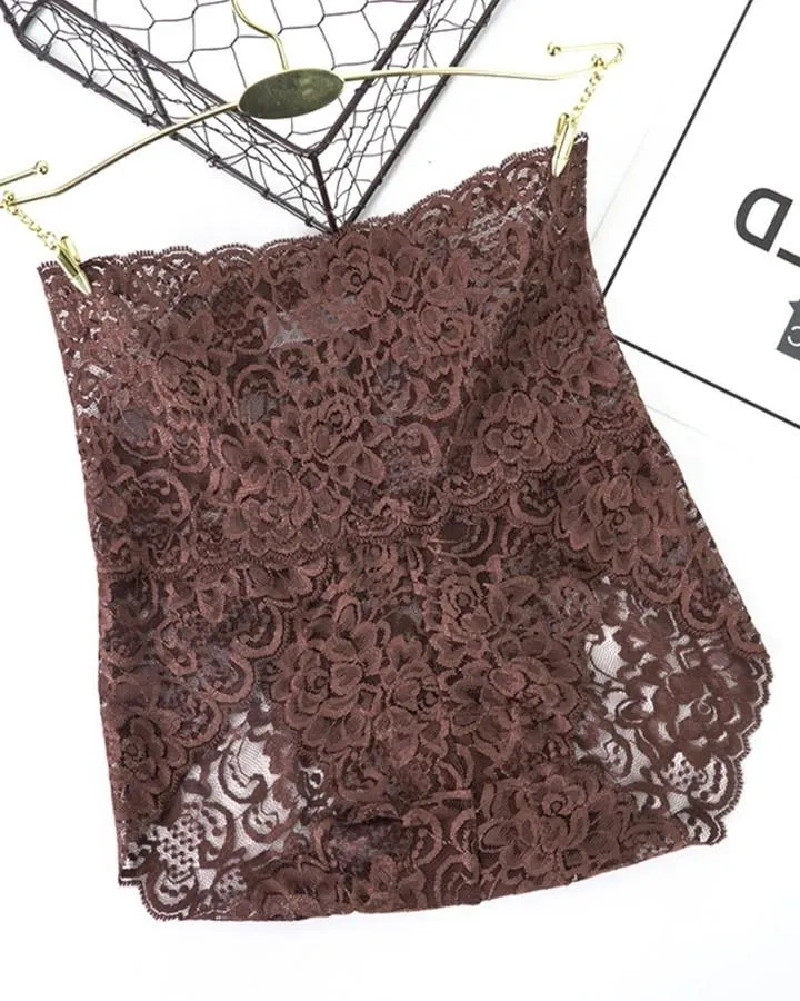 Lace High Waist Skinny Panties