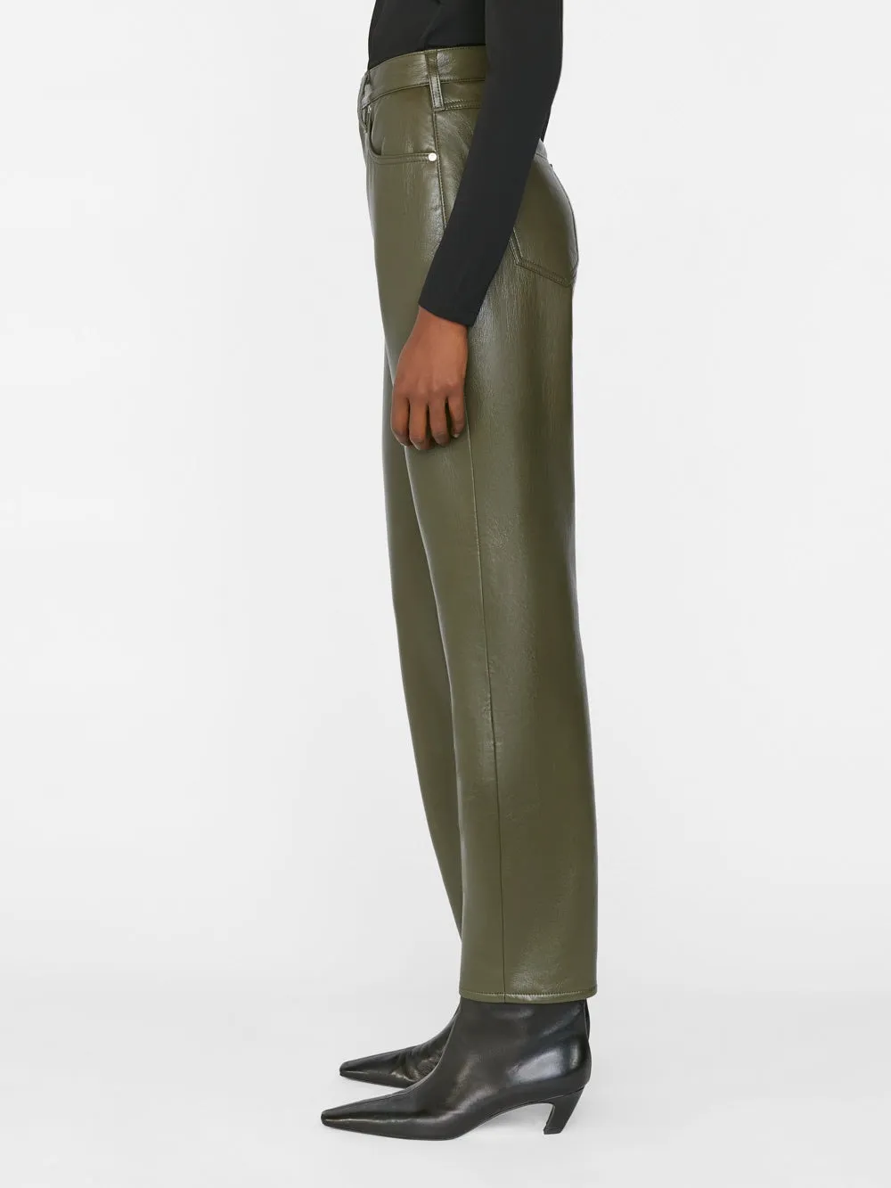 Le High 'N' Tight Straight - Recycled Leather