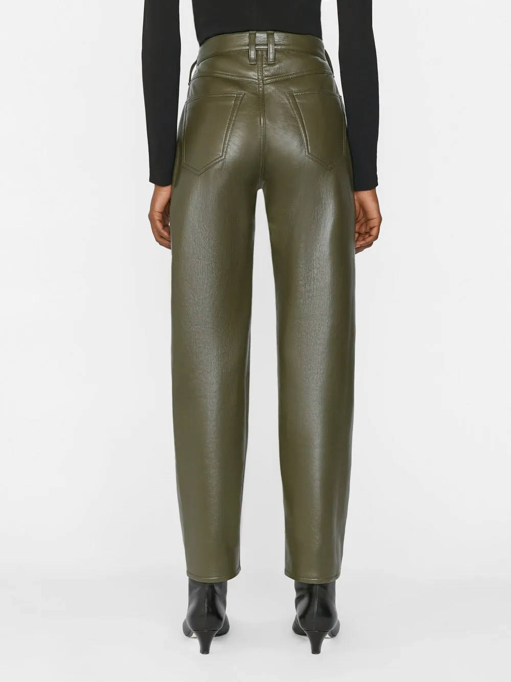 Le High 'N' Tight Straight - Recycled Leather