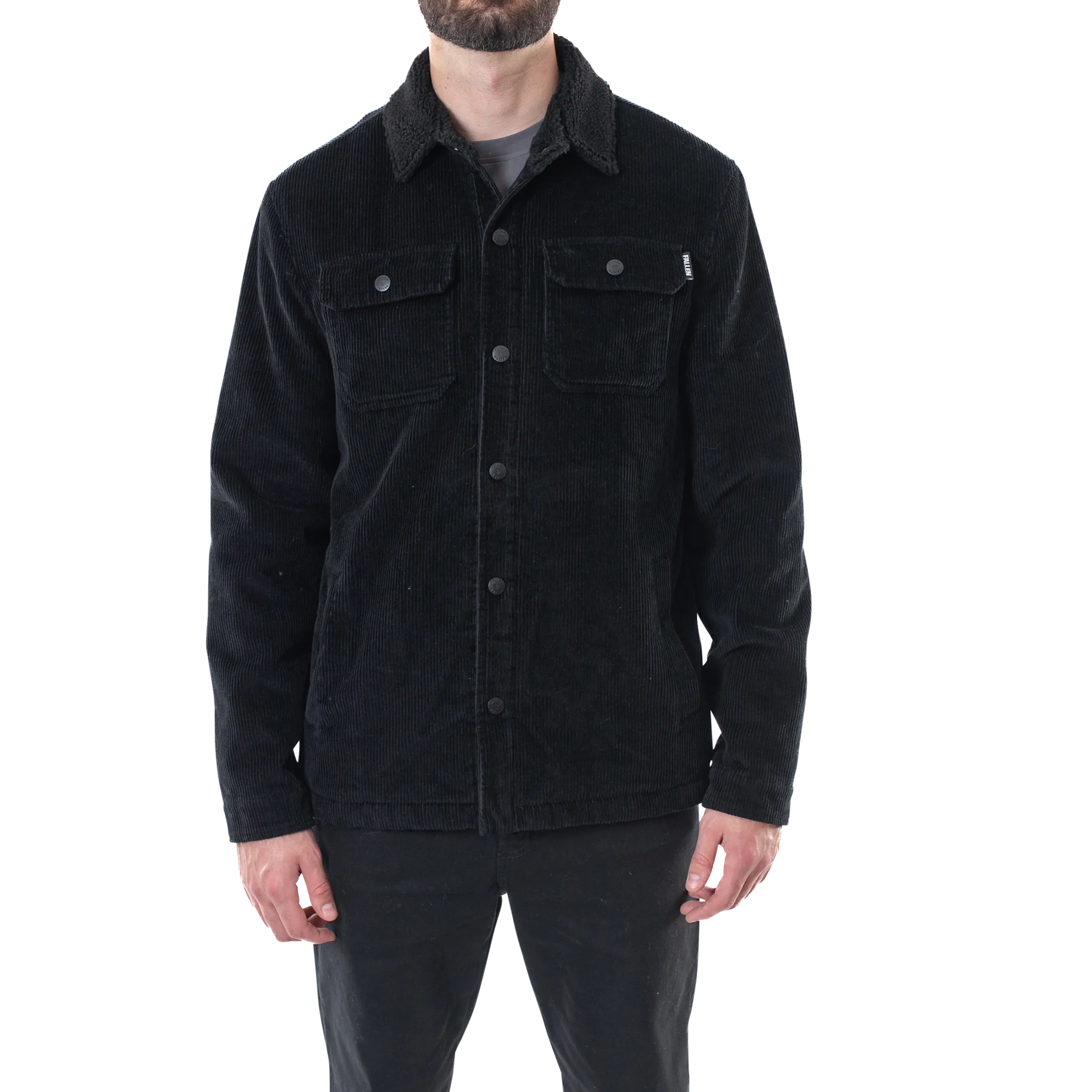 LIGHT LAMB JACKET - BLACK/BLACK