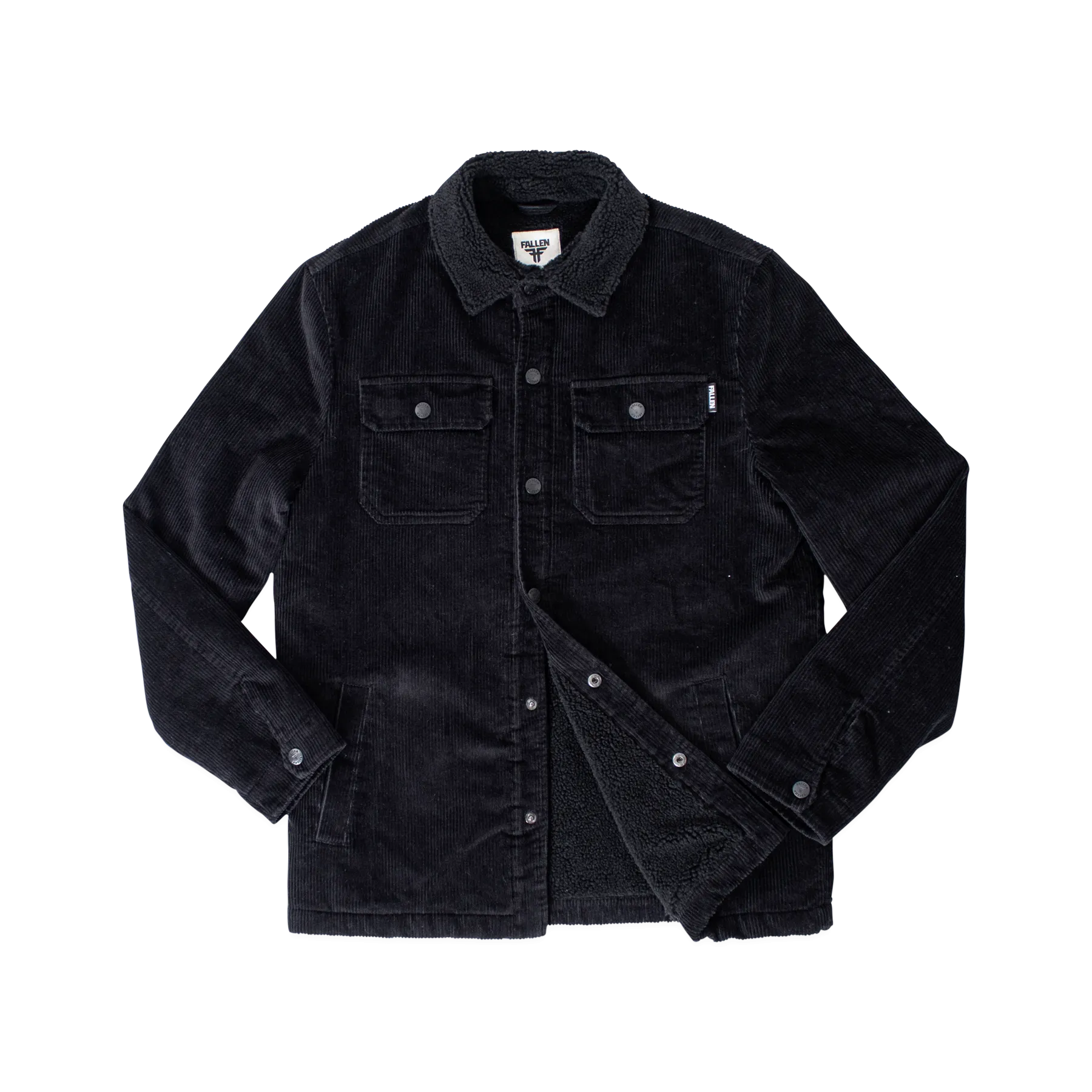LIGHT LAMB JACKET - BLACK/BLACK