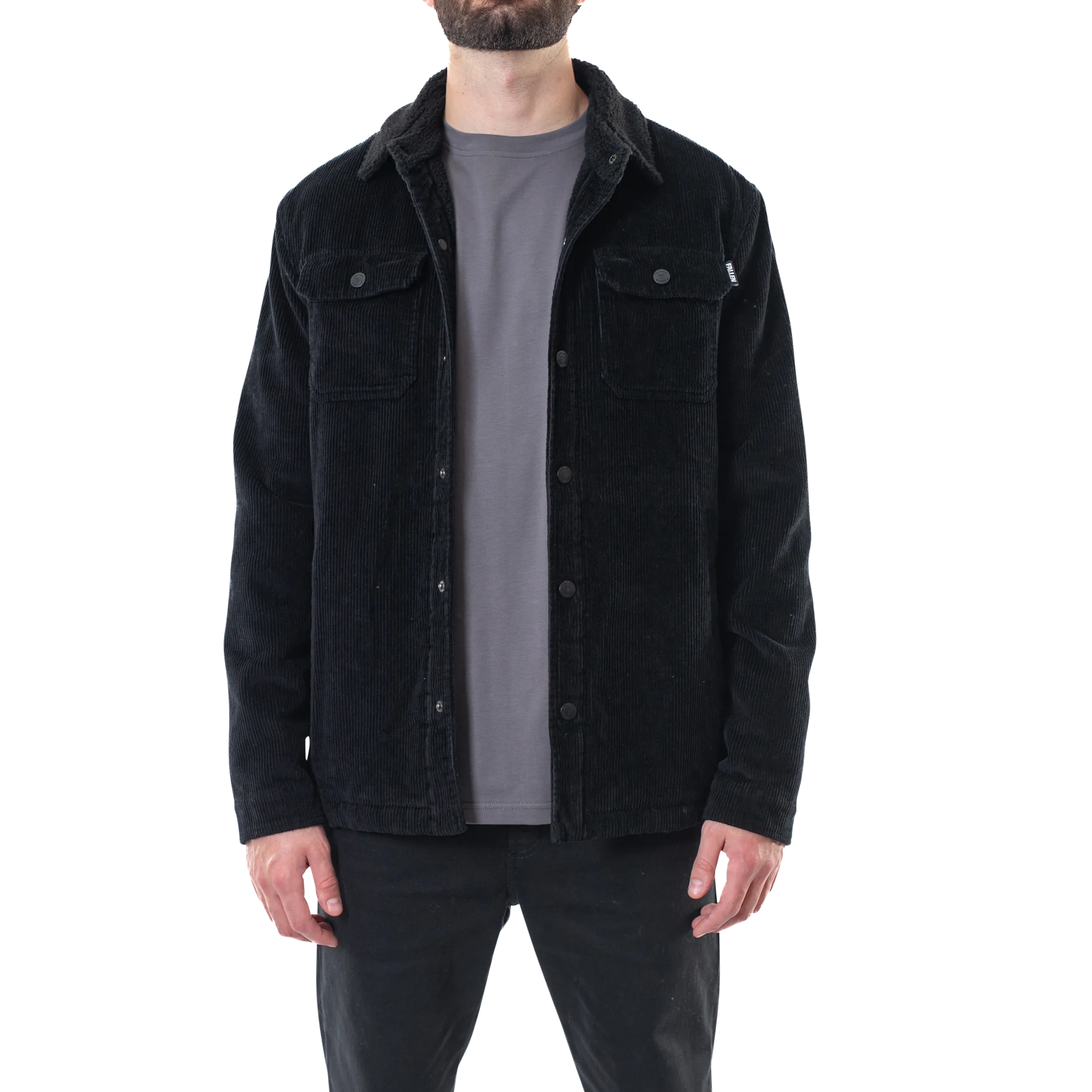 LIGHT LAMB JACKET - BLACK/BLACK
