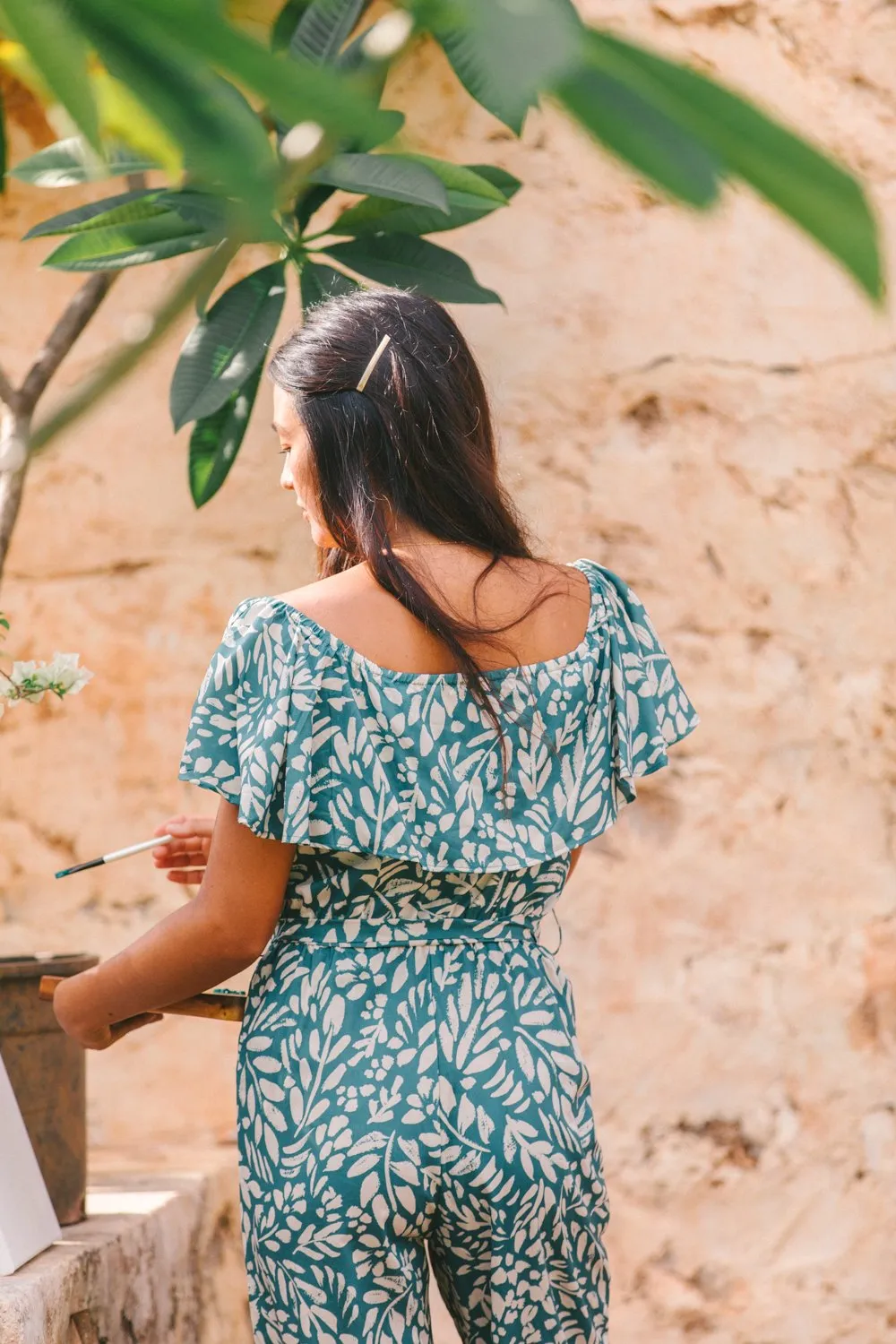 Lottie Jumpsuit - Fern