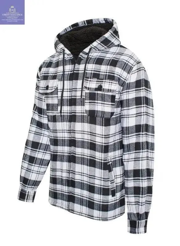 Men's Flannel Sherpa Lining Jacket