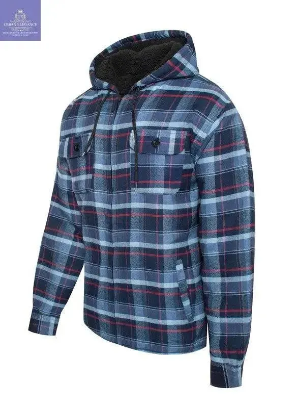 Men's Flannel Sherpa Lining Jacket