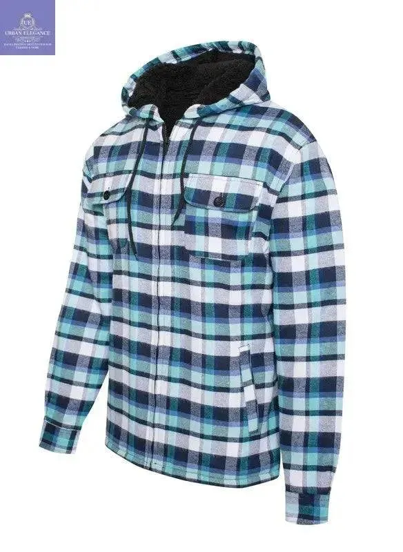 Men's Flannel Sherpa Lining Jacket
