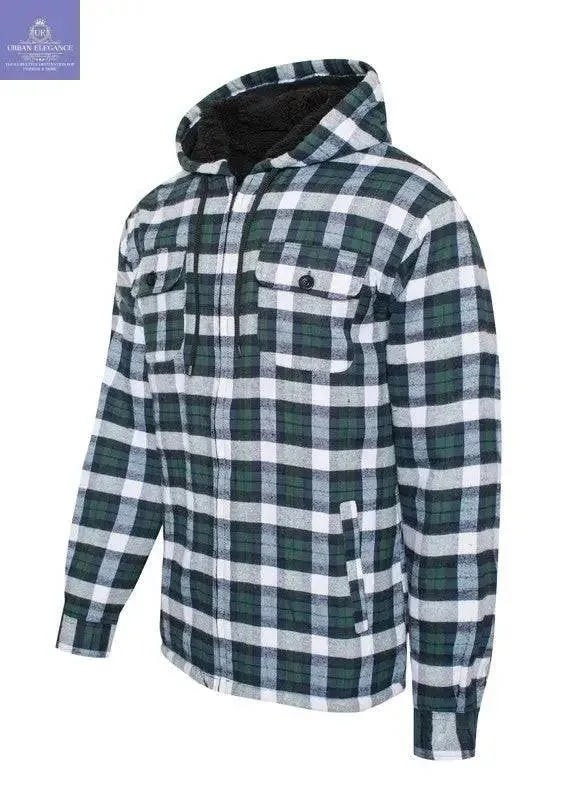 Men's Flannel Sherpa Lining Jacket