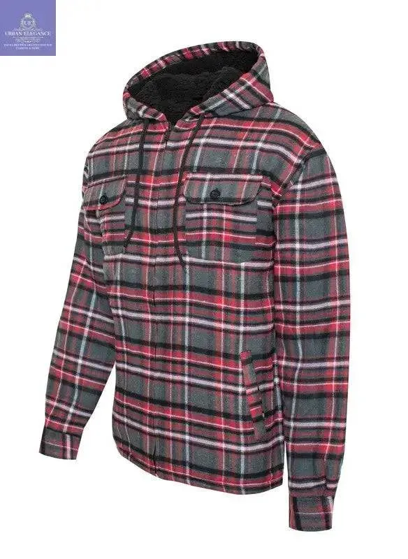 Men's Flannel Sherpa Lining Jacket