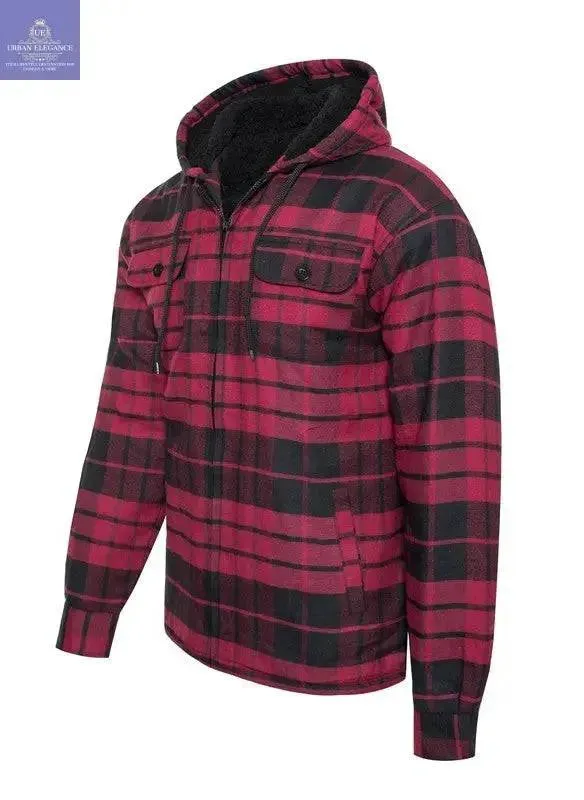 Men's Flannel Sherpa Lining Jacket