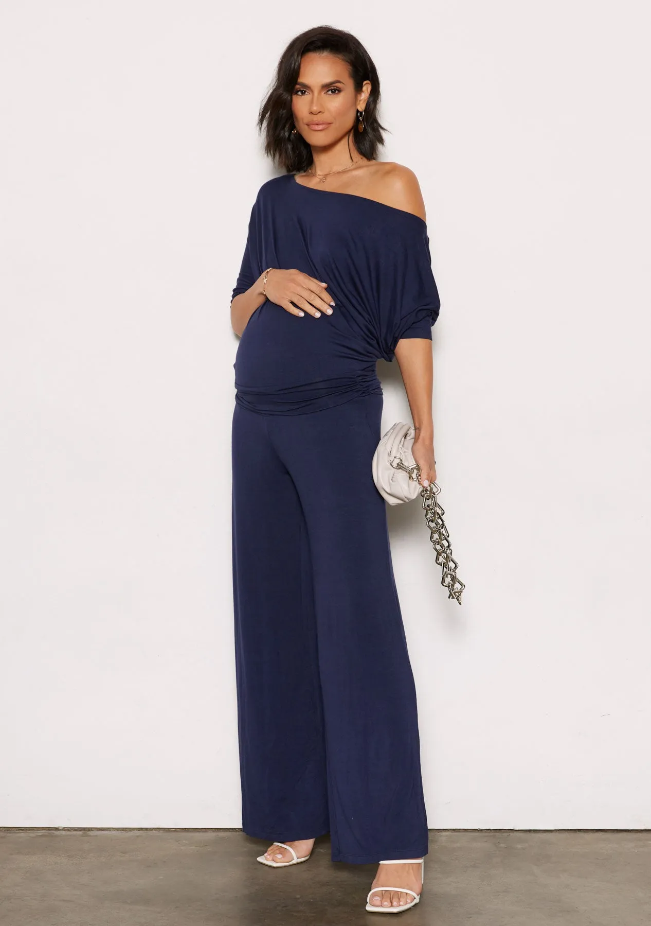 Michelle Maternity Jumpsuit