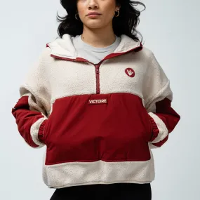 Montreal Victoire Adult Royalty Sherpa Half Zip Jacket