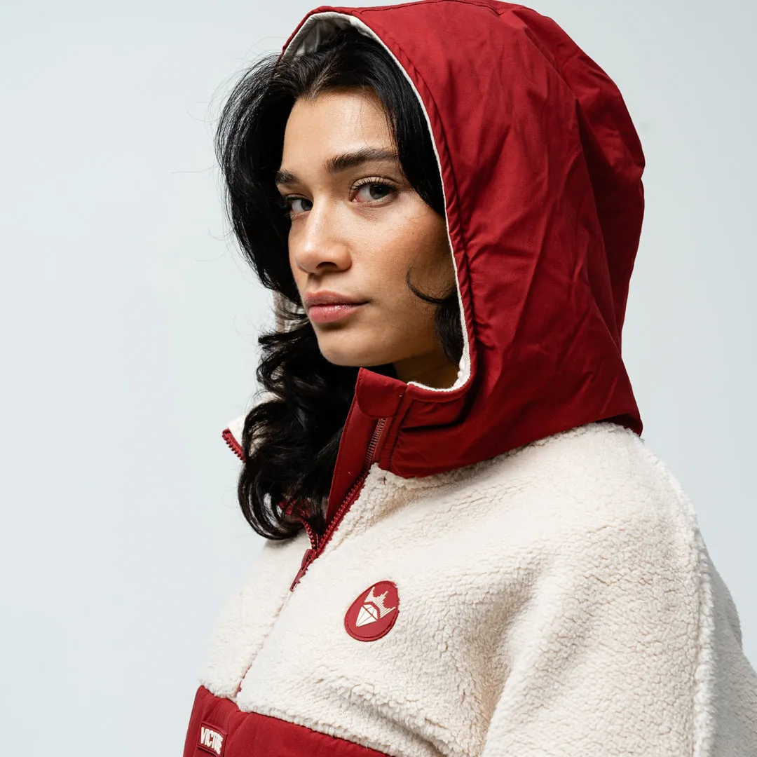 Montreal Victoire Adult Royalty Sherpa Half Zip Jacket