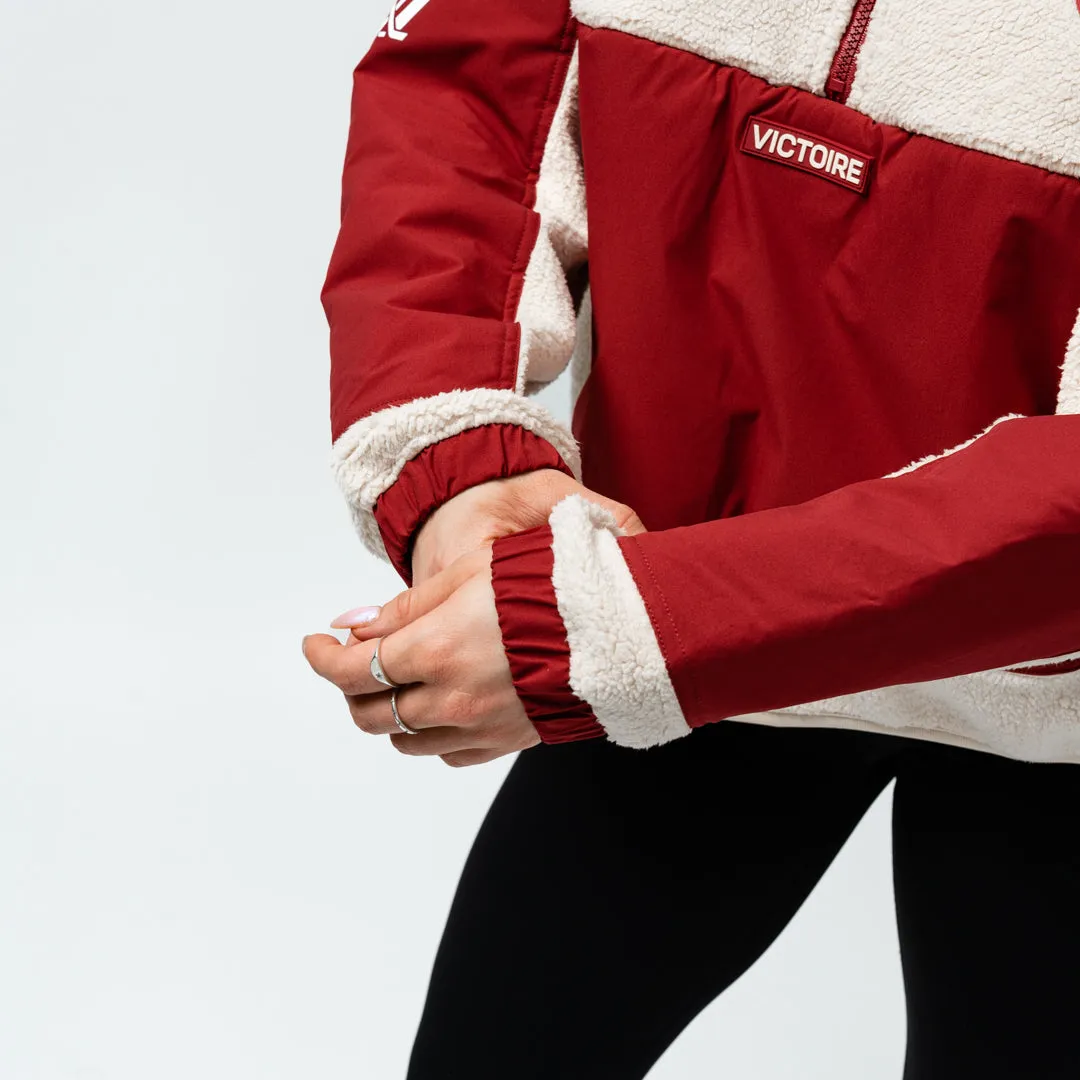 Montreal Victoire Adult Royalty Sherpa Half Zip Jacket