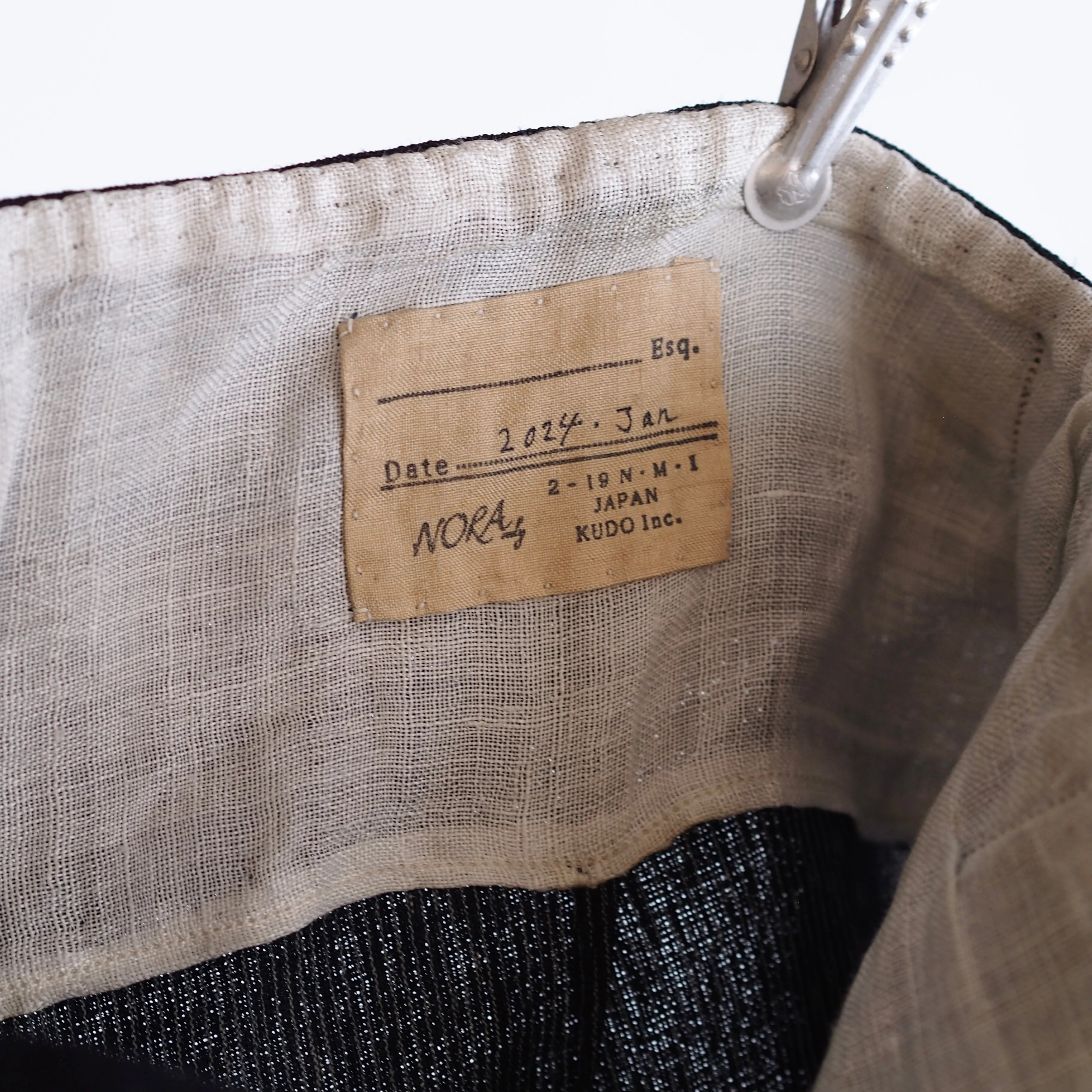 NORA WORK PANTS~japan old indigo hemp